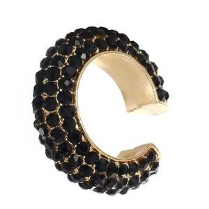 copy of C-shaped Diamond Ear Zircon Black